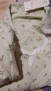 Product Review of Setelan Piyama Baju Tidur Wanita Dewasa Lengan Panjang Kancing Embos Premium from @**3 0
