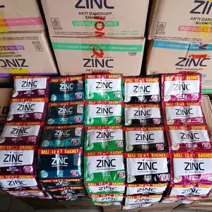 3 renceng isi 78 sachet Shampoo Zinc (VARIAN RANDOM)