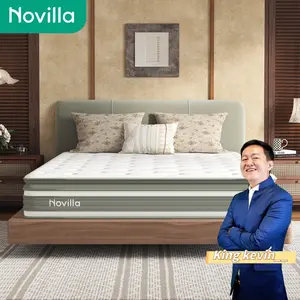【COD】Novilla Kasur Springbed 30cm Pocket Spring Independen Tidak Berisik Sensasi Pendinginan Tiga Kali Lipat Gratis Bantal