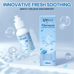 [COD]1PCS UYAAI Contact Lens Care Solution 60mL