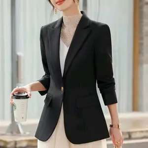 JAS BLAZER WANITA BLAZER WANITA KANTOR BLEZER WANITA Slim Hitam Simple