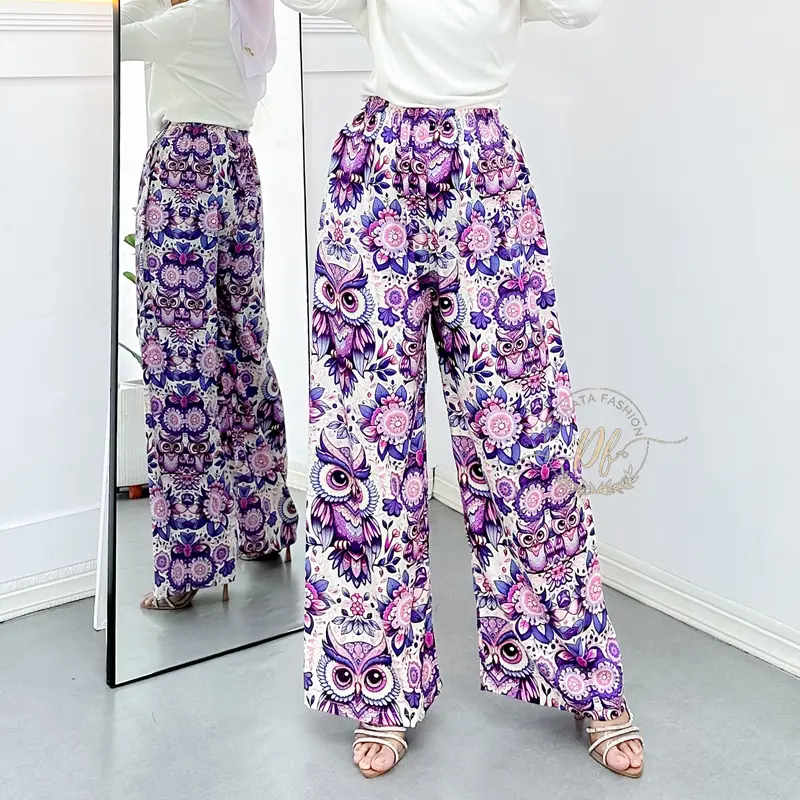 CELANA KULOT HOMMY CELANA KULOT ADEM PIYAMA  BAHAN RAYON 2
