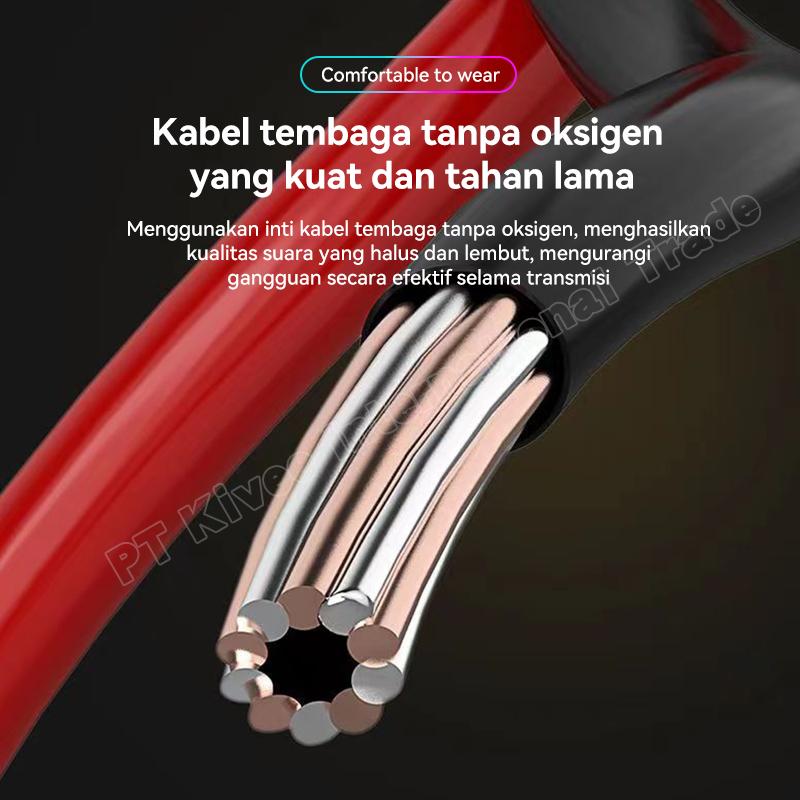 ASTON Headset Gaming Kabel USB Music In Ear Bass Handsfree for Ponsel Komputer PS4