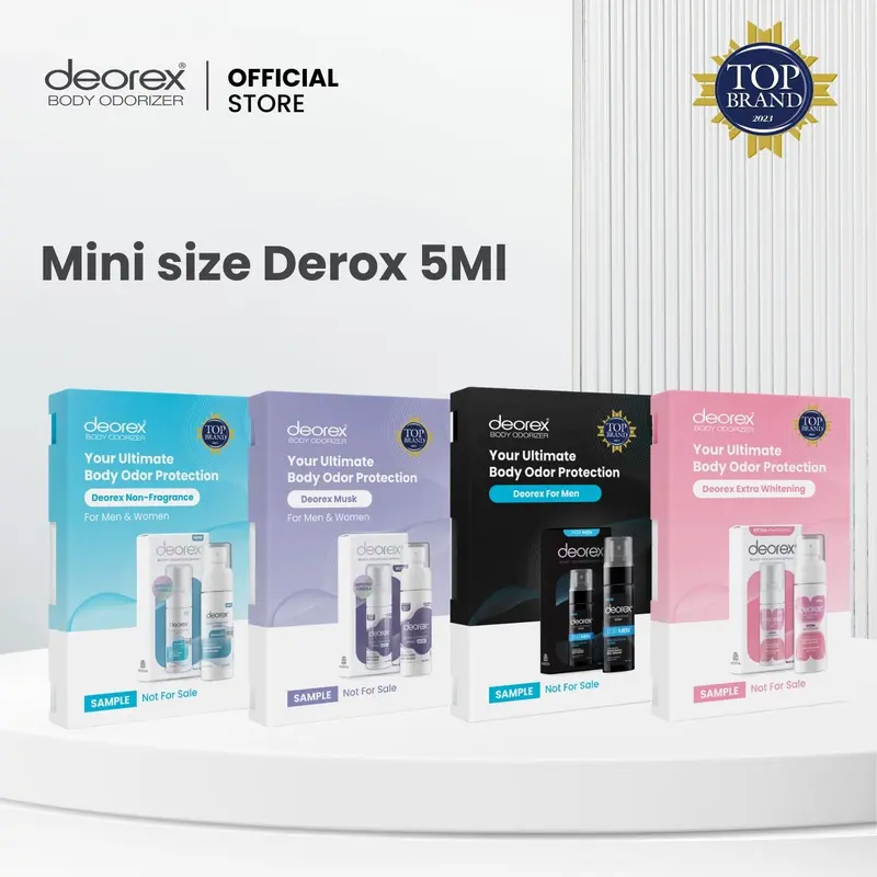 Deorex Mini Size 5Ml - Tidak untuk di jual - Bau Deodorant Ketiak  Antiperspirant. 0