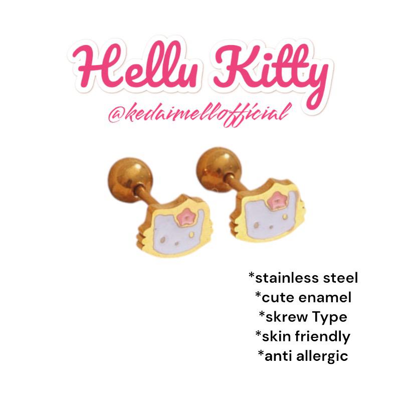 Product Introduction of HELLU KITTY Fesyen Earrings 2
