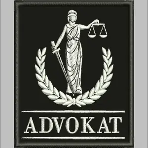 PATCH BORDIR GAMBAR ADVOKAT BORDIR\EMBLEM