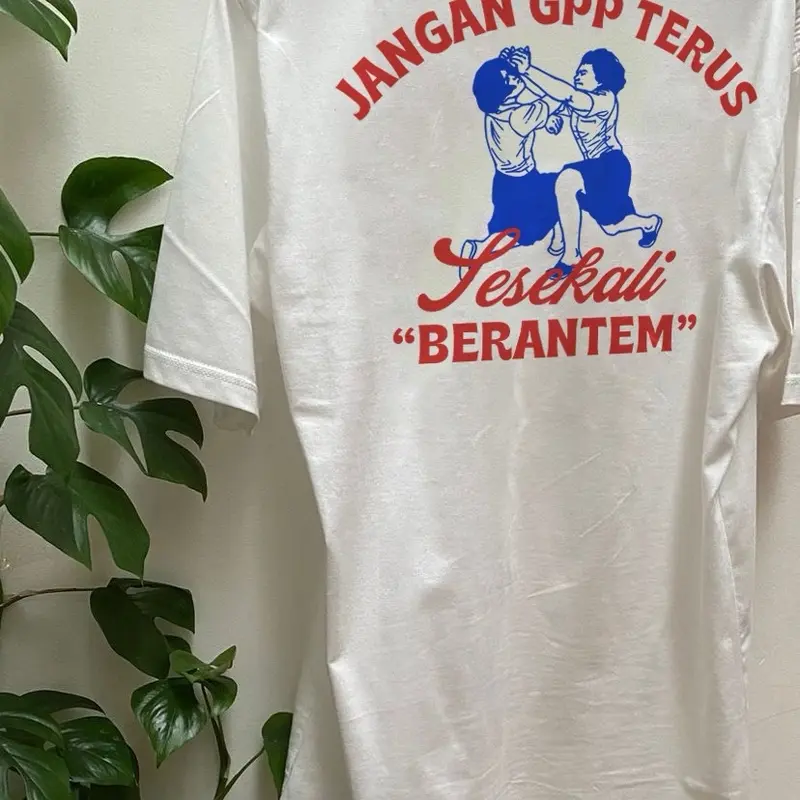 DIKSI DEEP - KAOS "JANGAN GAPAPA TERUS" - 20S 3