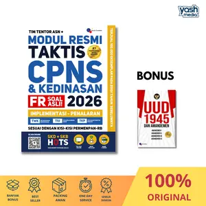 Buku Modul Resmi Taktis Cpns 2026 Fr Soal Asli Update Soal Penalaran / Buku Cpns 2026 + BONUS UUD