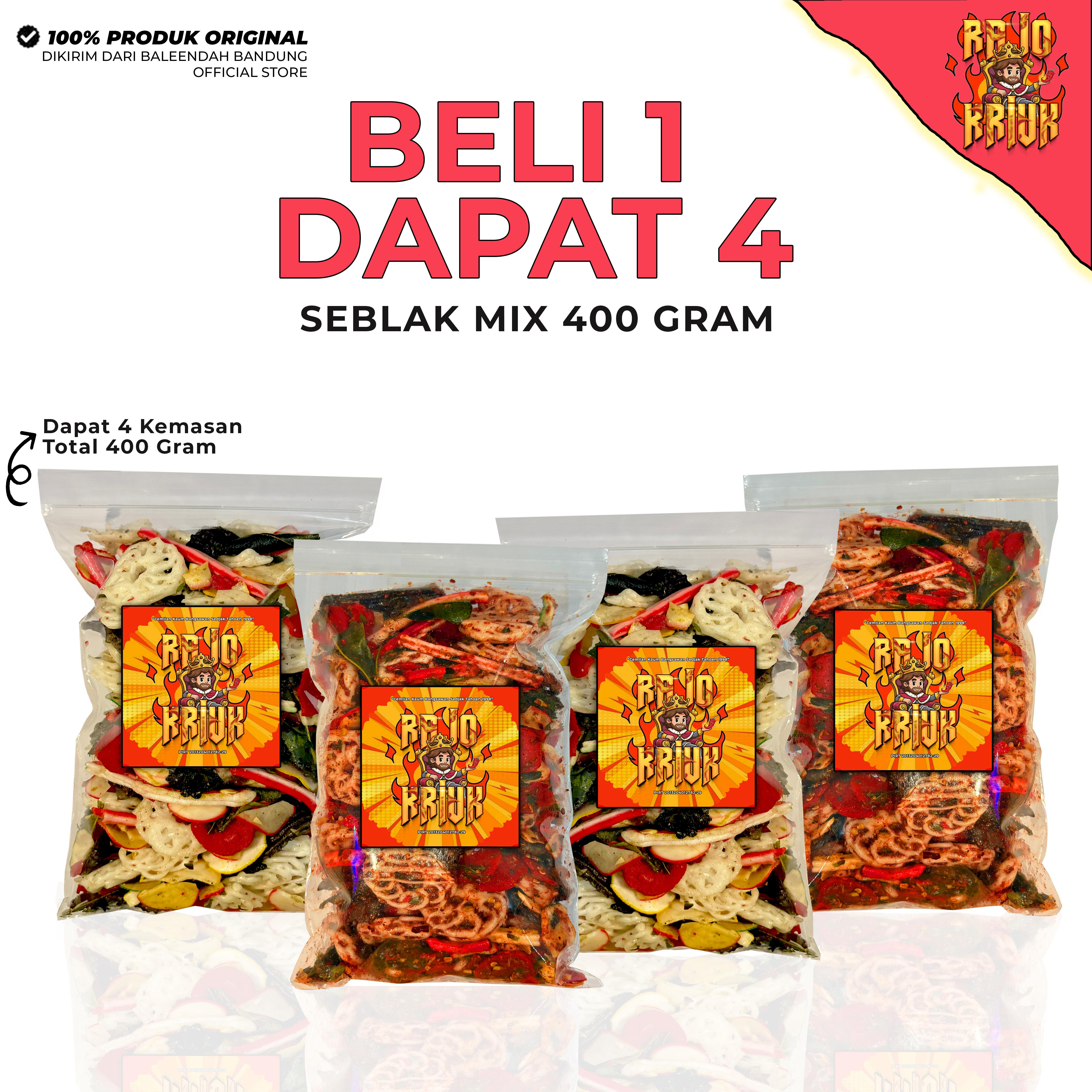 Beli 2 Gratis 2 Sebring Mix 400 Gram Rasa Orginal 100gr Pedas 100gr Xtra Pedas 100gr Beli 2 Gratis 2 Sebring Mix 400 Gram Rasa Orginal 100gr Pedas 100gr Xtra Pedas 100gr