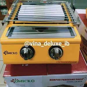 Kompor Pemanggang Omicko (2tungku, 3tungku, 4tungku)