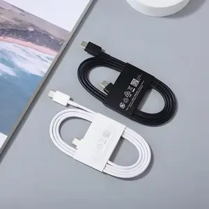 Kabel Data Super Charging 25W Type C Bisa Untuk Samsung A24 A25 A26 5G A17 A16 A15 A07 A06 A05 Hitam / Putih