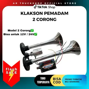 Klakson Angin Pemadam 2 Corong 12/24V