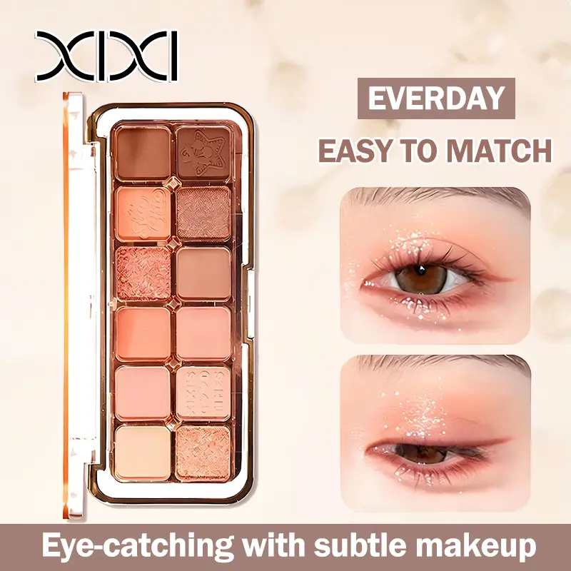 XIXI Palet Makeup All in One Eyeshadow Blush Contour Highlighter Matte & Shimmer