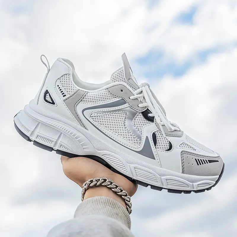 FED Sepatu Running Nakahara White Putih Kasual Pria Wanita Cowok Shoes Sneakers Terbaru Kekinian Casual 2