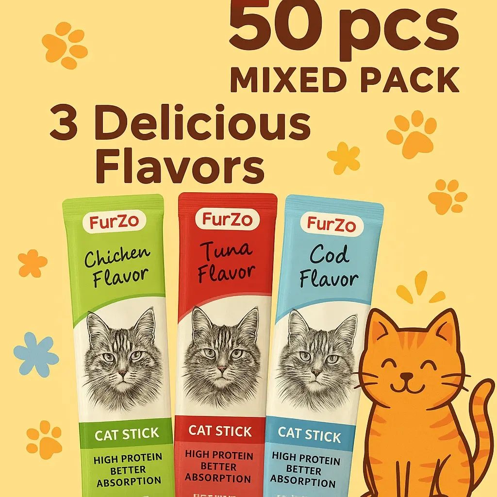 #50pcs  Kucing snack,CAMILAN KUCING CREAMY TREATS KUCING(tunna,ayam,cod)