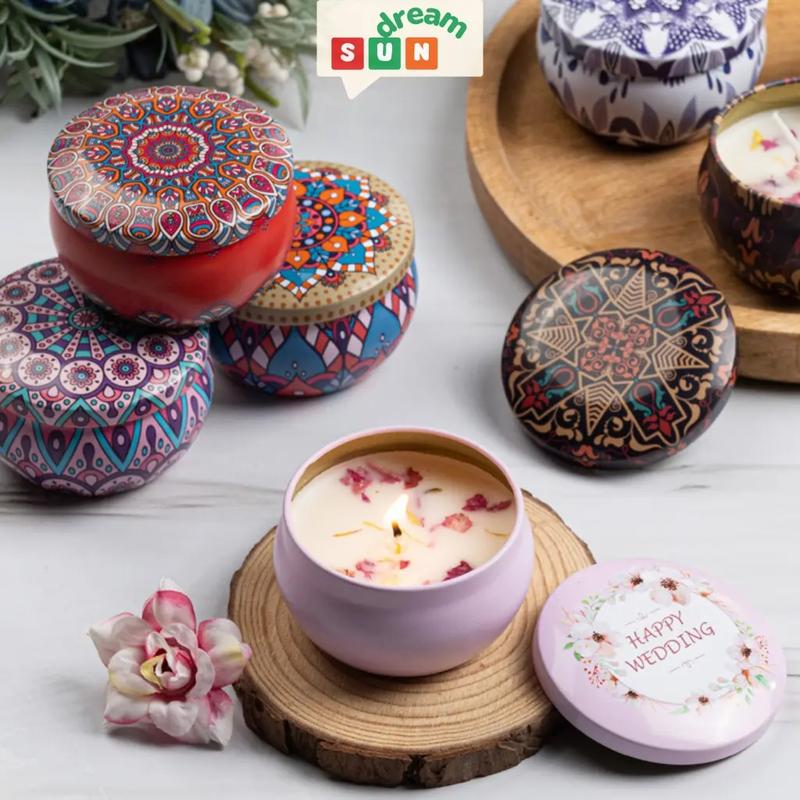 Nến Bơ Cao Cấp, Nến Thơm Phòng Hoa Khô Không Khói Mini Giúp Trang Trí Và Tạo…