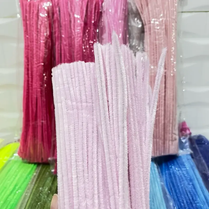 BULU MERCY KAWAT BULU BUNGA warna warni 1pack isi 100 pcs Kerajinan art n craft panjang 30cm 5