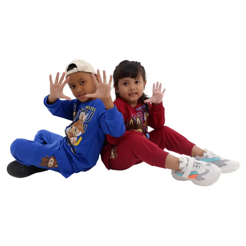 Baju anak laki-laki viral labubu X Harry Potter Stelan panjang labubu anak laki-laki / unisex / untuk anak 1-8 Tahun (Edisi Labubu) 1