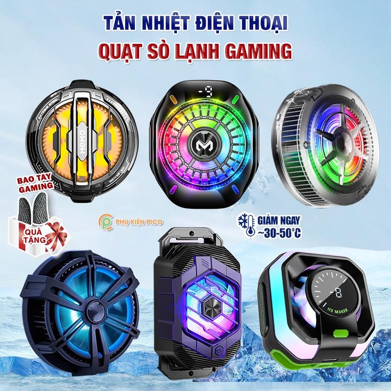 Quạt tản nhiệt điện thoại sò lạnh Memo CX07 / CX10 Pro / CX12 / DL22 / J20 / X65 / X76 Pro / SL25 / X12 Plus / J86 Pro / S2 - Phụ Kiện
