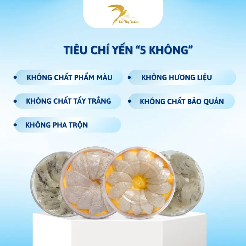 [CFV-DTT] Yến Thô Bể Nhỏ (Kèm Táo Đỏ, Đường Phèn, Nhíp) - Yến sào Đỗ Thị Toán Food 3