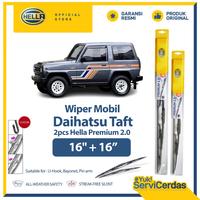 Gambar Wiper Mobil DAIHATSU Taft 16” + 16” (2pcs) - HELLA Premium 2.0 dari Hella Indonesia Official Store Kota Administrasi Jakarta Pusat 1 Tokopedia