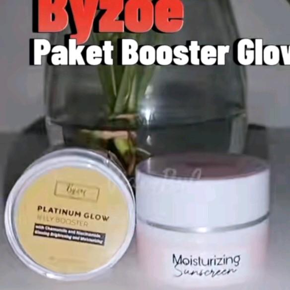 BYZOE GLOW JELY BOOSTER PLATINUM DAN MOISTURIZING SUNSCREEN... 2IN1 3