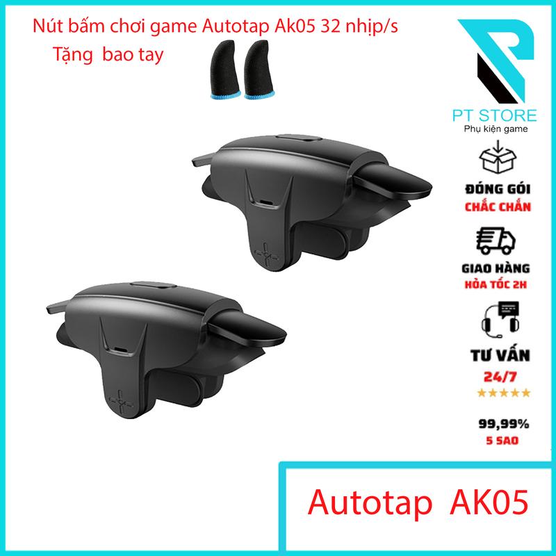 Nút bấm pubg ff auto tap MEMO AK05 tay cầm chơi game điện thoại 4 chế độ ghìm tâm dễ dàng phong cách gaming freefire