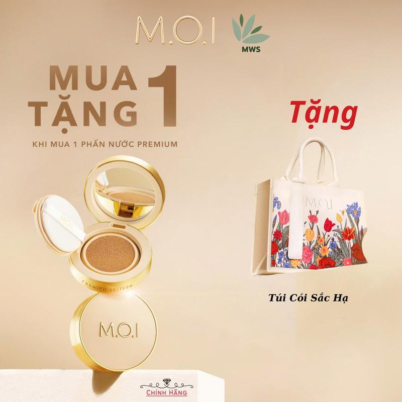 [DEAL NHƯ HÌNH] Phấn Nước Premium Baby Skin Cushion MOI Cosmetics Hồ Ngọc Hà phiên bản cao cấp [Dưỡng ẩm, Chống nắng, Kiềm dầu, Kháng nước, Bền màu] [13g] Trang Điểm