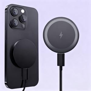 15w 磁気ワイヤレス充電器 急速充電パッド iPhone 16/15/14/13/12シリーズ & AirPods 3/2/pro MagSafe対応 充電マット