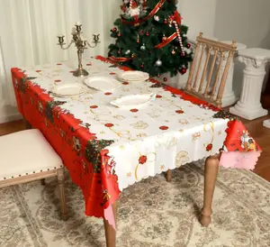 Taplak Meja Natal 150 x 220cm-Taplak Meja Motif Natal-Dekorasi Natal
