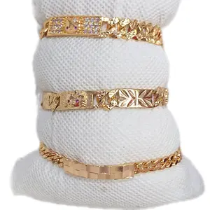 Gelang rantai plat anak pj.13-14cm anti karat Bracelets Fashion Aksesoris Kids