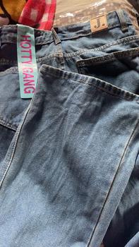 Product Review of JINISO HOTTY GANG - 329 Cutbray Highwaist Celana Jeans Wanita Warna Ocean Blue from T**a 2