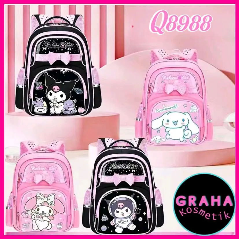 TAS RANSEL EDISI KUROMI CINNAMOROLL | TAS IMPORT  | TAS FASHION  | TAS SEKOLAH SD