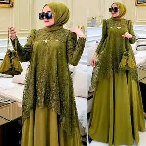 Almera dress set hijab original by aldisa
