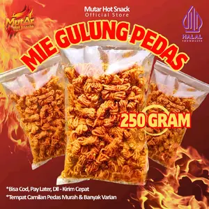 Mie Pedas Gulung Daun Jeruk Kemasan 250Gr