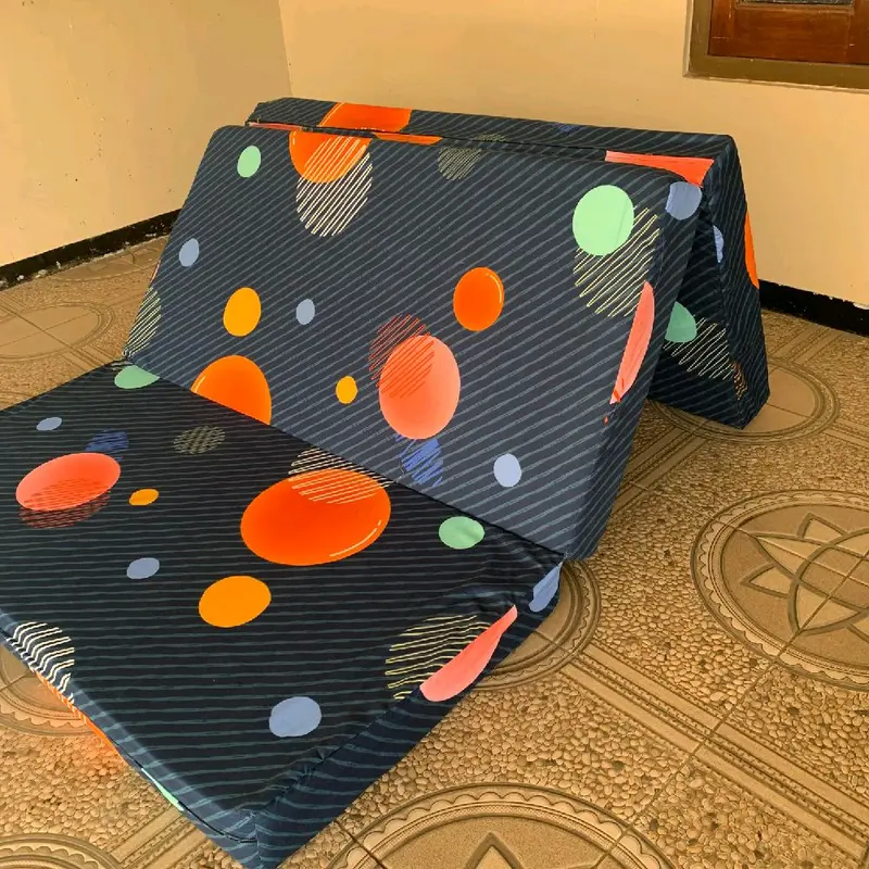Kasur Lipat 3 80cm x 180cm Tebal 5cm Kasur Tidur Kain Polymicro Adem Tidak Panas Busa Anti Kempes 3