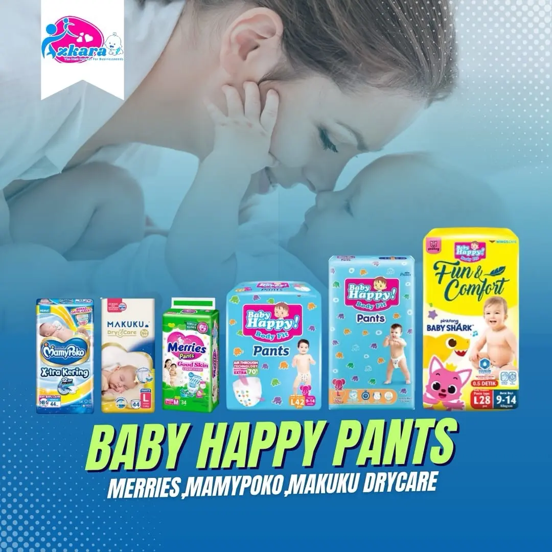 Promo 2&3 ball Baby Happy,Merries,Mamypoko,Makuku Drycare  Popok anti Ruam
