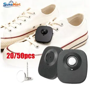 Tag Pengaman Pakaian Hard Tag Alarm RF 8.2MHZ 50PCS Anti Maling Dengan Pin Sensor Untuk Sistem Keamanan Toko Butik