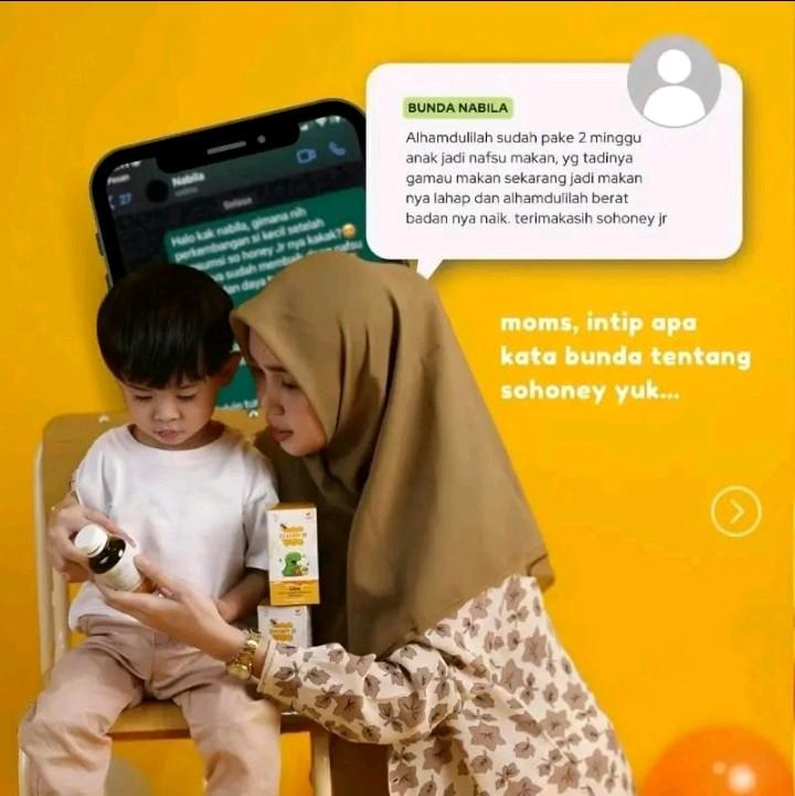 Sohoney Jr Madu Penambah Nafsu Makan Anak & Nutrisi Anak 2