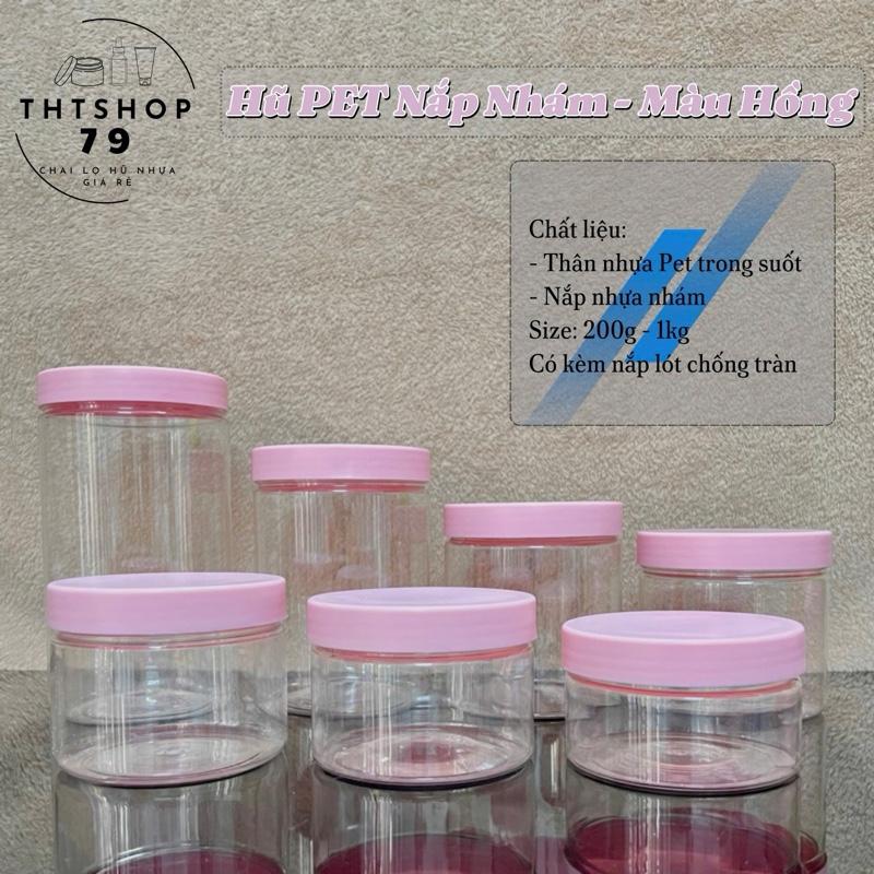 [Giá sỉ] Combo 10 hủ pét- nắp nhựa- có nắp lót chống tràn - hàng loại 1 (bóng đẹp) 4