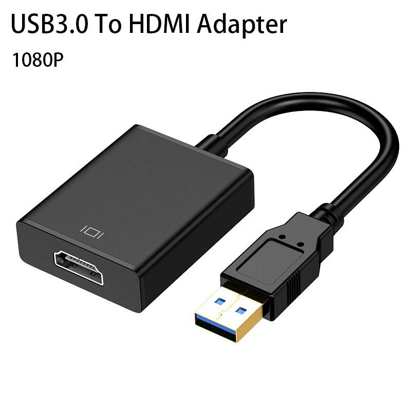 Cáp chuyển đổi USB 3.0 2.0 sang HDMI 1080P HD, bộ chuyển đổi âm thanh và video,…