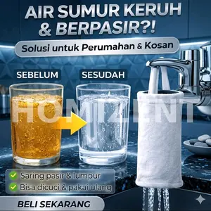 free kapas Water Penjernih air bersih filter air keran pembersih air cod