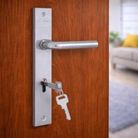 Gambar BELLEZZA Gagang Pintu Set HPS 127 008 BZ US15 US26 Satin Nickel & Polished Chrome Kualitas Terjamin Harga Terbaik dari Tirta Bangunan Kota Depok 4 Tokopedia