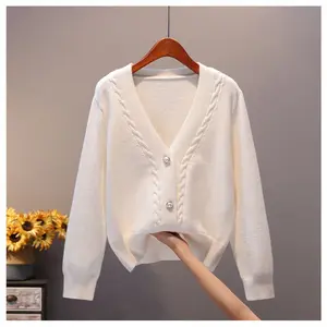 Her Trends TZH288 Cardigan Sweater Premium Quality Baju Knitwear Atasan Wanita Kancing Top Kardigan Outer Panjang