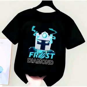 Baju Kaos Atasan Anak Anak Motif Frost Diamond Umur 2-10 Tahun Distro