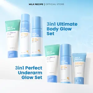 [READY STOCK] Milk Recipe 3in1 Ultimate Body Glow Ritual Bundle - Hair Removal + Body Toner + Tone Up Spray