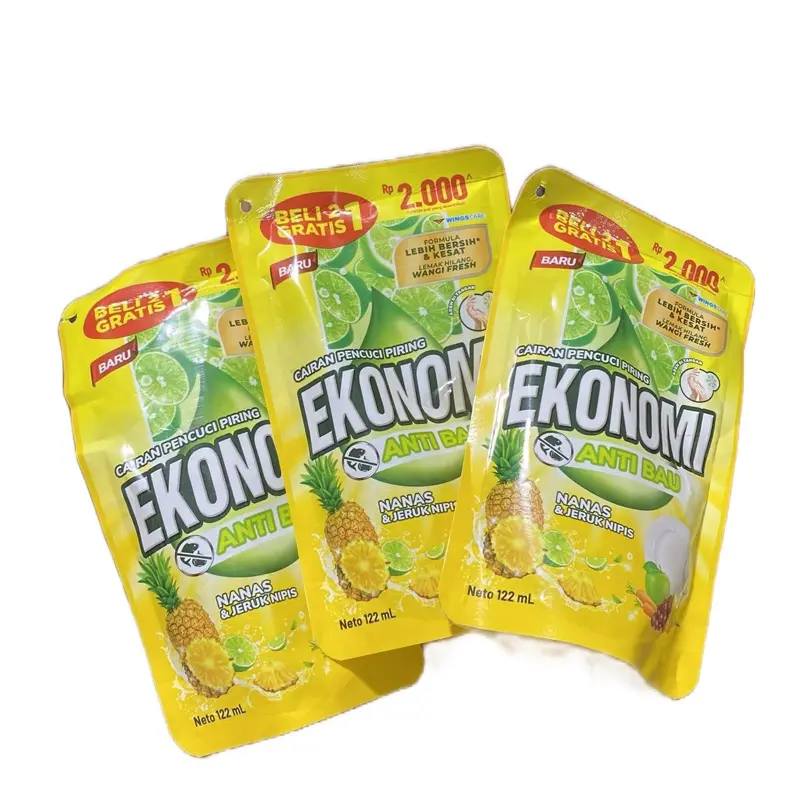 3 pcs ekonomi sabun cuci piring 122ml NANAS (ready jakarta)