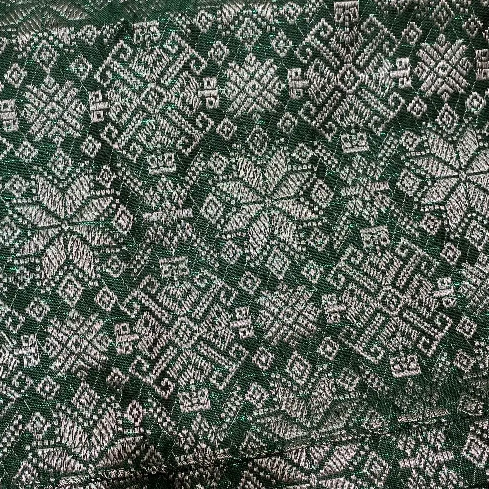 Set Hijau Botol Silver+Selendang