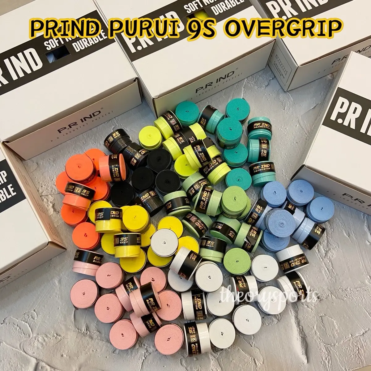 【 BUY 10 FREE 1 】100% Authentic PURUI 9S badminton racket overgrip more sticky absorb sweat