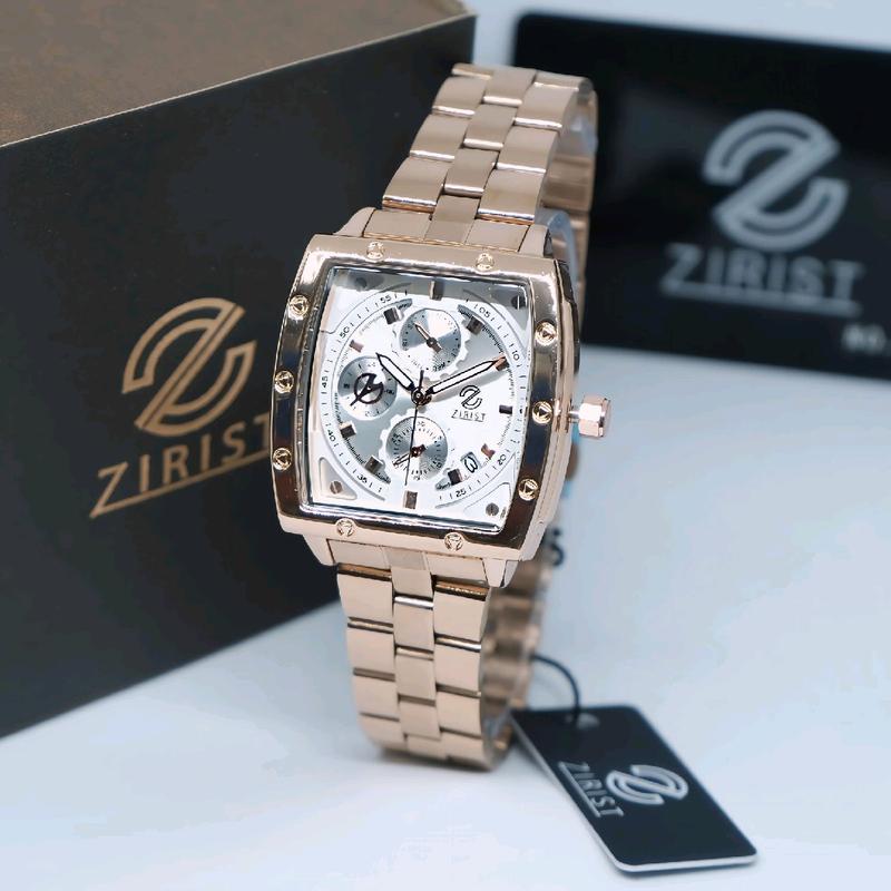 Jam Tangan Wanita Z53 Zirist Rantai, Tgl Aktif, Ukuran 3,3cm - Free Box & Kartu Garansi - Watches Elegan 6